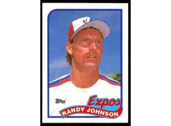 1989 Topps Baseball Randy Johnson Rookie Card #647 Montreal Expos RC HOF