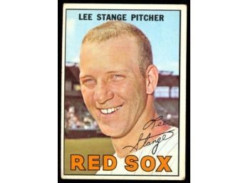 1967 Topps Baseball Lee Stange #99 Boston Red Sox Vintage