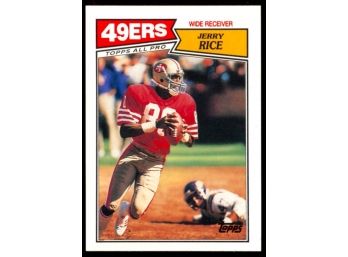 1987 Topps Football Jerry Rice #115 San Francisco 49ers HOF
