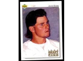 1992 Upper Deck Baseball Jason Giambi Rookie Card #20 Oakland Athletics RC