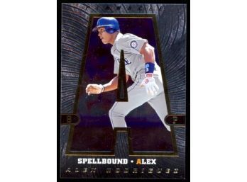 1997 New Pinnacle Baseball Alex Rodriguez Spellbound #1AR Seattle Mariners HOF