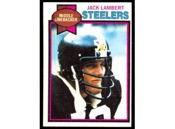 1979 Topps Football Jack Lambert #475 Pittsburgh Steelers