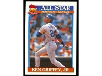 1991 Topps Baseball Ken Griffey Jr All-star #392 Seattle Mariners HOF