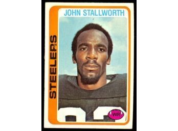 1978 Topps Football John Stallworth Rookie Card #320 Pittsburgh Steelers RC HOF