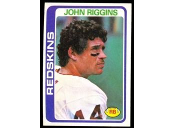 1978 Topps Football John Riggins #215 Washington Redskins