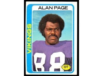 1978 Topps Football Alan Page #406 Minnesota Vikings