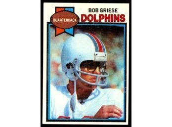 1979 Topps Football Bob Griese #440 Miami Dolphins Vintage HOF