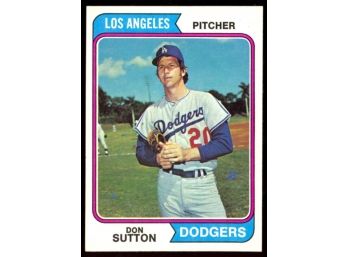 1974 Topps Baseball Don Sutton #220 Los Angeles Dodgers
