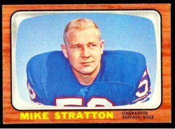 1966 Topps Football Mike Stratton #30 Buffalo Bills