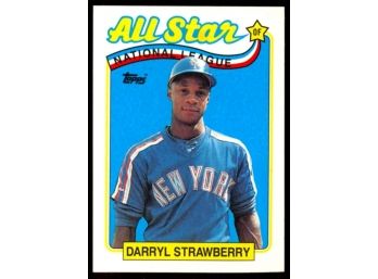 1989 Topps Baseball Darryl Strawberry NL All-star #390 New York Mets