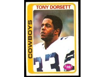1978 Topps Football Tony Dorsett Rookie Card #315 Dallas Cowboys RC HOF