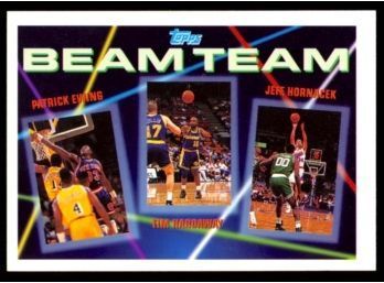 1993 Topps Basketball Jeff Hornacek Tim Hardaway Patrick Ewing Beam Team #2