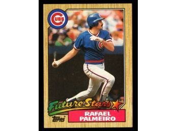 1987 Topps Baseball #637 Rafael Palmeiro Rookie