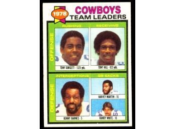 1979 Topps Football 1978 Dallas Cowboys Team Leaders #469
