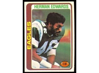 1978 Topps Football Herman Edwards Rookie Card #404 Philadelphia Eagles RC Vintage
