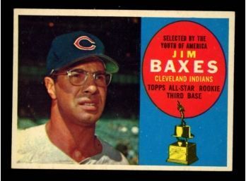 1960 Topps #318 Jim Baxes ALL STAR ROOKIE