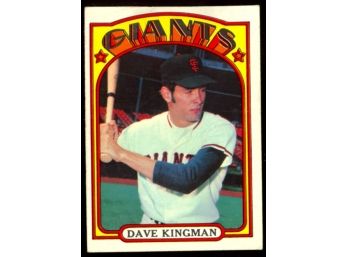 1972 Topps Baseball Dave Kingman Rookie Card #147 San Francisco 49ers RC