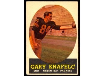 1958 Topps Football Gary Knafelc #56 Green Bay Packers Vintage