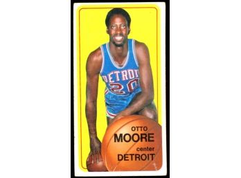 1970-71 Topps Basketball Otto Moore #9 Detroit Pistons