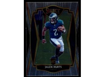 2020 Select Football Jalen Hurts Premier Level Rookie Card #150 Philadelphia Eagles RC