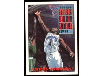 1993-94 Topps Basketball Larry Johnson 1992-93 All-star #141 Charlotte Hornets
