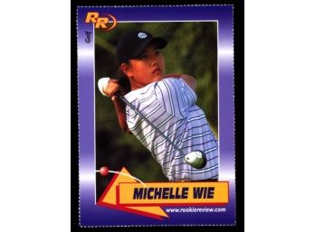 2003 ROOKIE REVIEW MICHELLE WIE ROOKIE CARD MAGAZINE INSERT