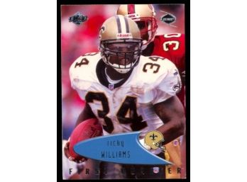 1999 Collectors Edge Football Ricky Williams Odyssey Rookie Card #97 New Orleans Saints RC