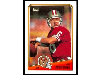 1988 Topps Football Joe Montana #38 San Francisco 49ers HOF
