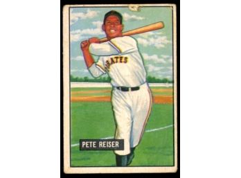 1951 Bowman Baseball Pete Reiser #238 Pittsburgh Pirates