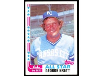 1982 Topps Baseball George Brett All-star #549 Kansas City Royals