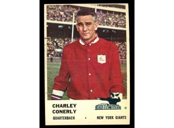 1961 Fleer #68 Charley Conerly