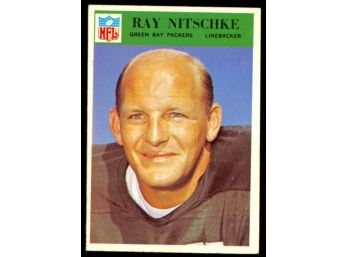 1966 Philadelphia Football Ray Nitschke #87 Green Bay Packers HOF
