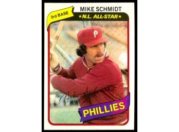 1980 Topps Baseball Mike Schmidt NL All-star #270 Philadelphia Phillies HOF