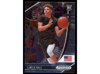 2020-21 Prizm Draft Basketball LaMelo Ball Rookie Card #3 Charlotte Hornets RC