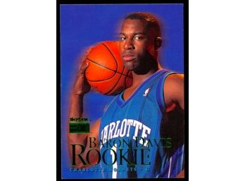 1999-2000 Skybox Premium Basketball Baron Davis Rookie Card #103 Charlotte Hornets RC