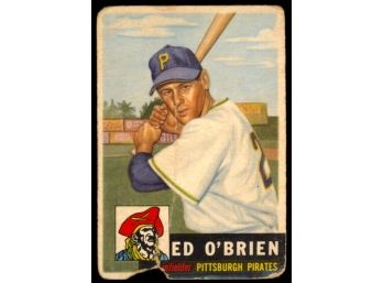 1953 Topps Baseball Ed O'Brien #249 Pittsburgh Pirates