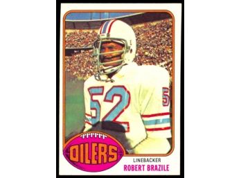 1976 Topps Football Robert Brazile Rookie Card #424 Houston Oilers RC HOF