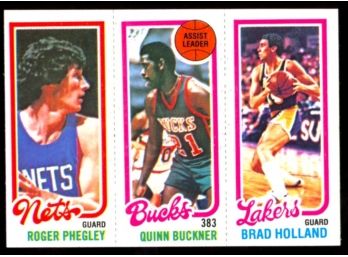 1980 Topps Basketball Roger Phegley Quinn Buckner Brad Holland