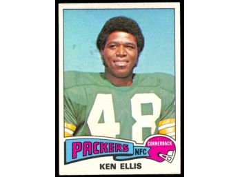 1975 Topps Football Ken Ellis #389 Green Bay Packers