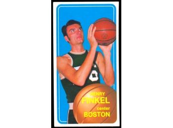 1970-71 Topps Basketball Henry Finkel #27 Boston Celtics