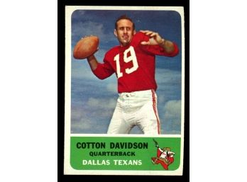 1962 Fleer #24 Cotton Davidson
