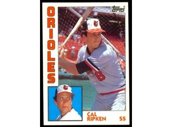 1984 Topps Baseball Cal Ripken Jr #490 Baltimore Orioles HOF