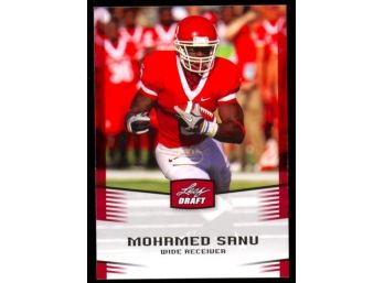 2012 Leaf Draft Football Mohamed Sanu Rookie Card #36