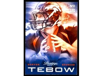 2012 Prestige Football Tim Tebow /1500 #3 Denver Broncos