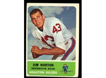 1962 Fleer #52 Jim Norton