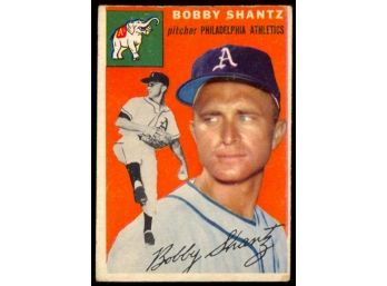1954 Topps Baseball Bobby Shantz #21 Philadelphia Athletics