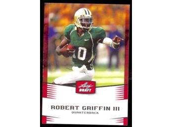 2012 Leaf Draft Football Robert Griffin III Rookie Card #40