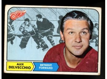 1968 Topps #28 Alex Delvecchio