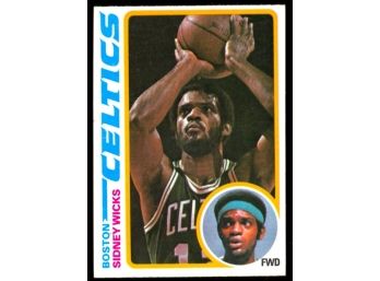 1978 Topps Basketball Sidney Wicks #109 Boston Celtics