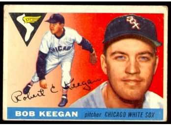 1955 Topps Baseball Bob Keegan #10 Chicago White Sox